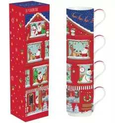 Set 4 cani de portelan...