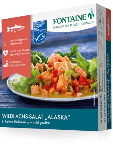 Salata de somon salbatic Alaska in...