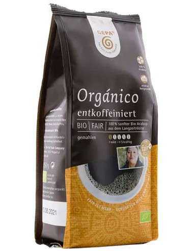 Cafea bio si fairtrade macinata...