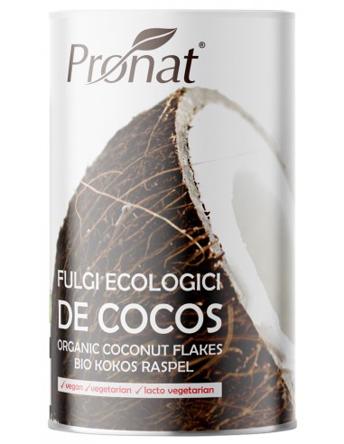Fulgi de cocos bio, 380g Pronat