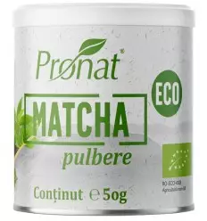 Matcha bio pulbere, 50g Pronat