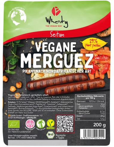 Carnati vegani bio Marguez, 200g Wheaty