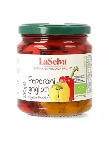 Ardei bio la gratar in ulei, 280g...