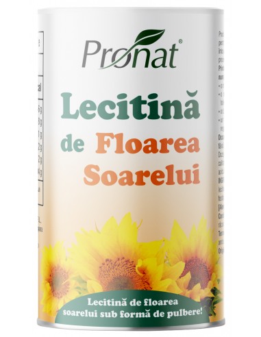 Lecitina de floarea soarelui, 200g...