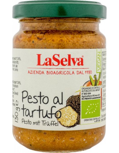 Pesto bio cu trufe, 130g LaSelva