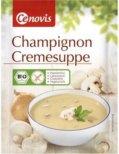 Supa crema bio de ciuperci...