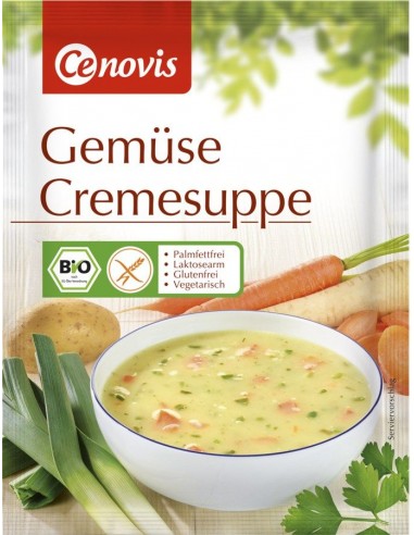 Supa crema bio de legume, 64g cenovis