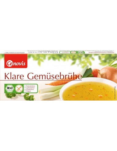 Supa clara de legume bio, 126g, 12...