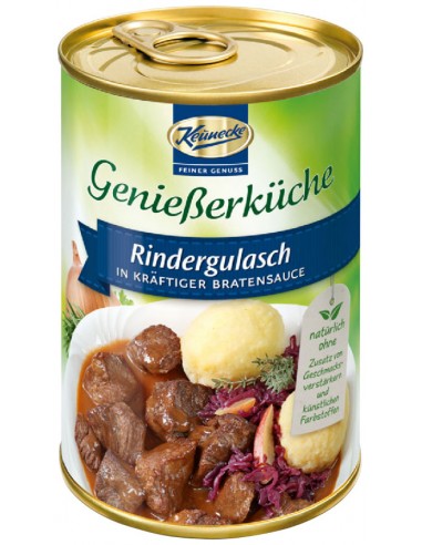 Gulas de vita in sos brun, 400g Keunecke