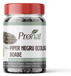 Piper negru bio boabe, 140g...