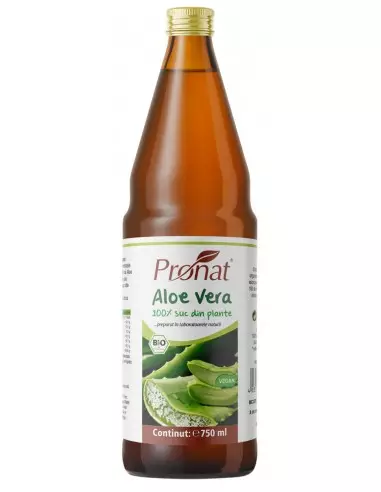 Suc de aloe vera 100%, bio, 750ml...