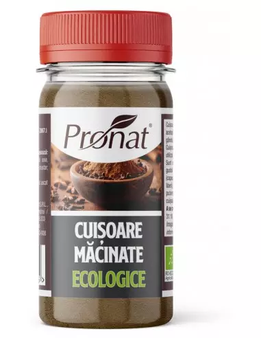 Cuisoare bio macinate, 50g Pronat