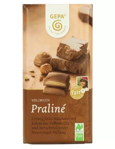 Ciocolata cu lapte bio si fairtrade...