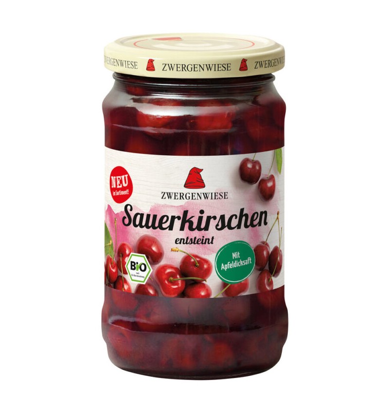 Compot bio de visine, 360g Zwergenwiese