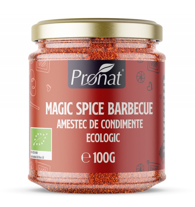 Magic Spice Barbeque, Amestec de condimente bio, 100g Pronat
