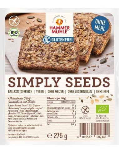 Paine cu 5 seminte, 275g, Hammer Muhle