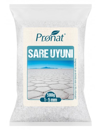 Sare Uyuni grunjoasa 1-5mm, 500g Pronat