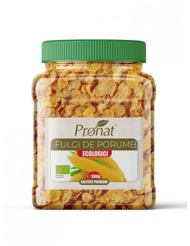 Fulgi de porumb bio, 300g Pronat