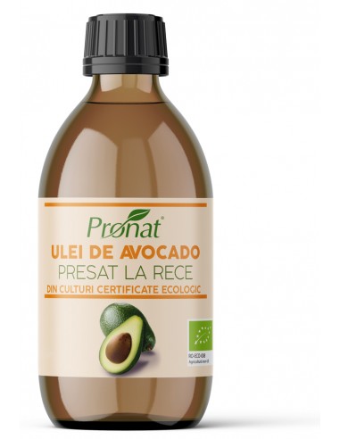 Ulei bio de avocado presat la rece,...