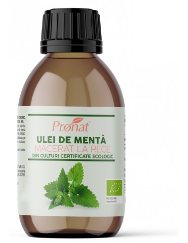 Ulei bio de menta macerat la rece,...