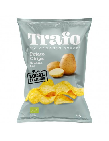 Chipsuri bio fara sare, 125g Trafo