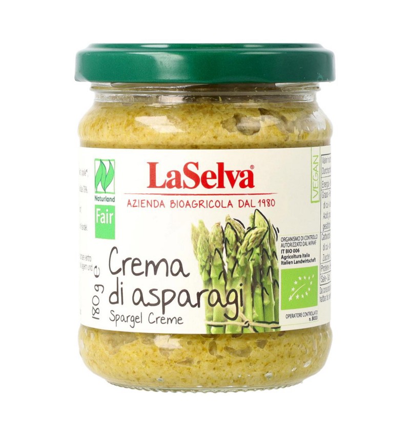 Pastă bio de sparanghel, 180g LaSelva