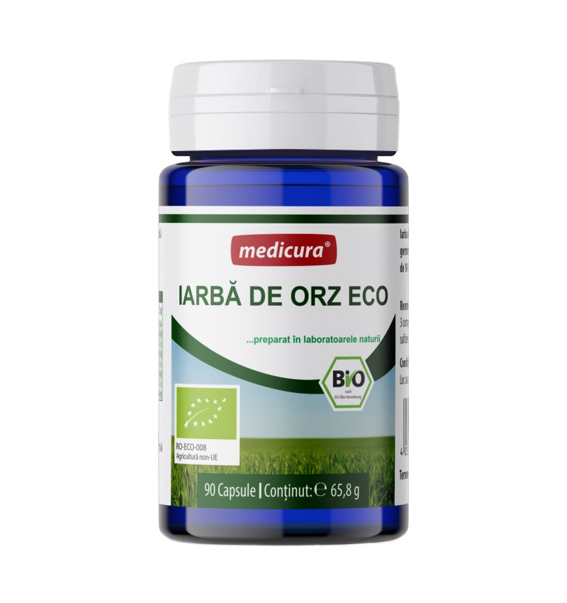 Bio iarba de orz 90 comprimate Medicura