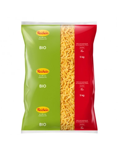Spirale bio din grau dur, 5kg Recheis