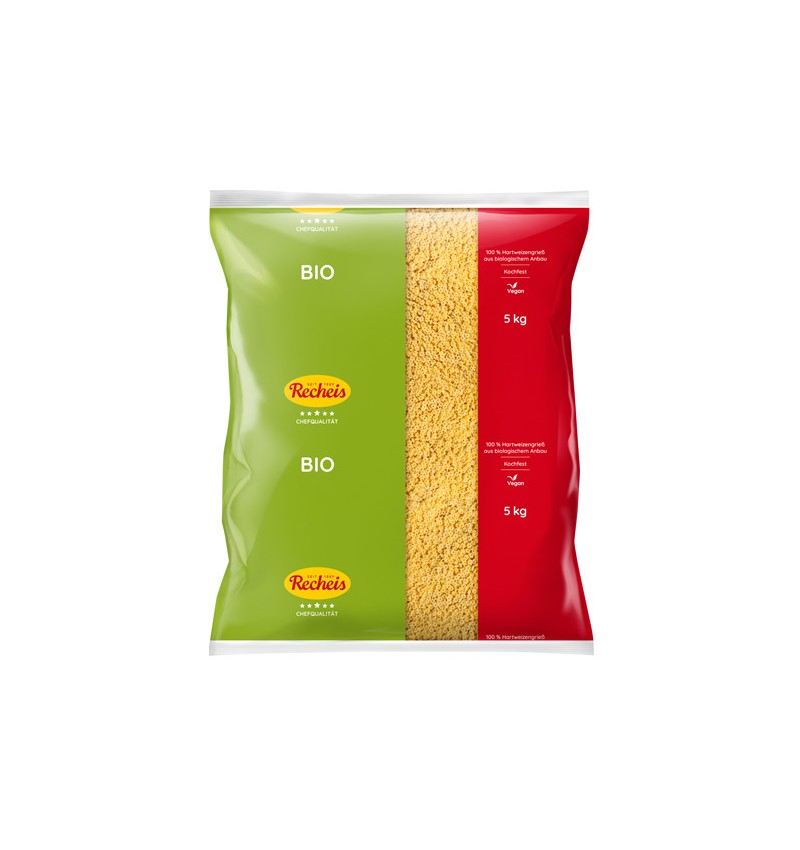 Stelute bio din grau dur 5kg Recheis