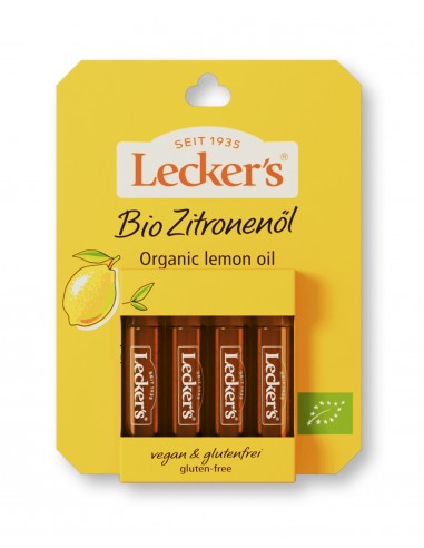 Ulei de lamaie bio, 4x2ml Lecker's