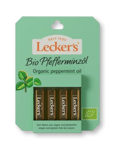 Ulei de menta bio, 4x2ml Lecker's