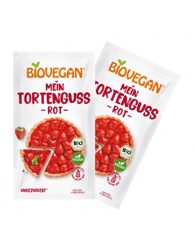 Glazura bio de gelatina rosie, 2x7g...