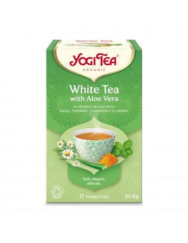 Ceai bio alb cu aloe vera, 17...