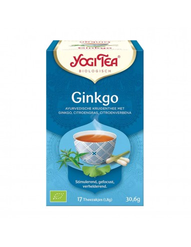 Ceai bio Ginkgo, 17 pliculete 30.6g...