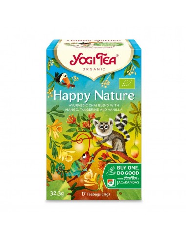 Ceai bio Happy Nature, 17 pliculete a...