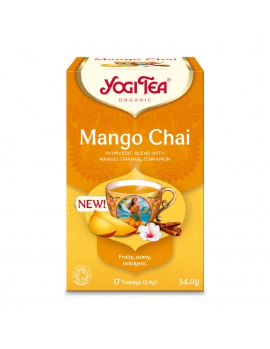 Ceai bio Mango Chai, 17 pliculete a...
