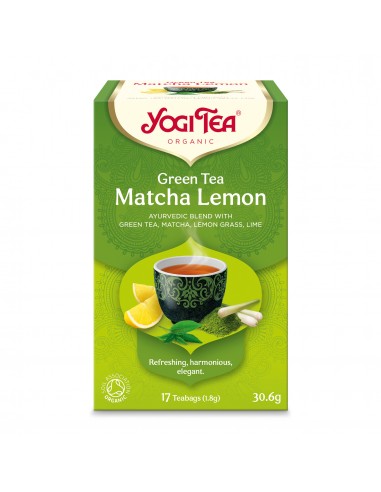 Ceai bio Verde cu matcha si lamaie,...