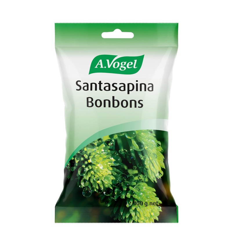 Bomboane de tuse Santasapina, 100 g A.Vogel