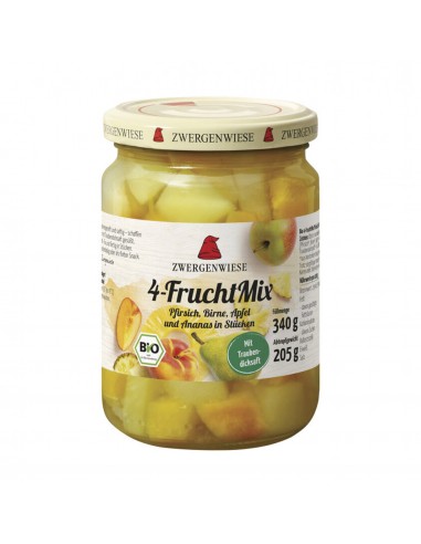 Compot bio mix din 4 fructe,...