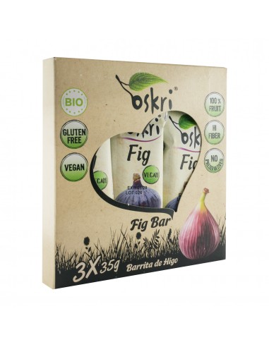 Batoane bio din smochine, 3x35g Oskri