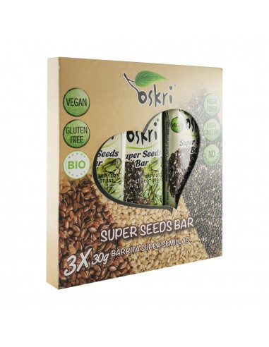 Batoane bio din super semințe, 3x30g...