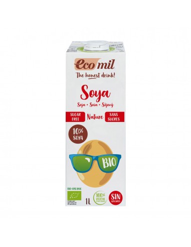 Băutură bio de soia natur, 1L Ecomil