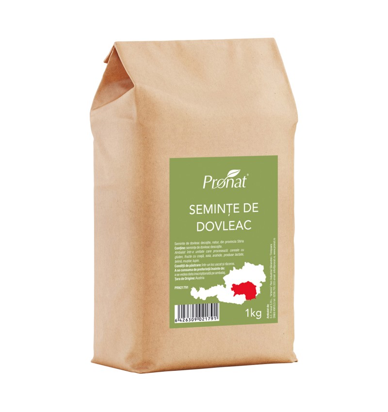 Seminte de dovleac decojite, natur, din provincia Stiria 1Kg Pronat
