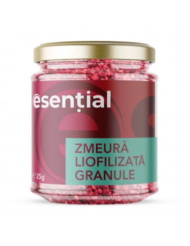 Zmeură liofilizată granule, 25g Esential