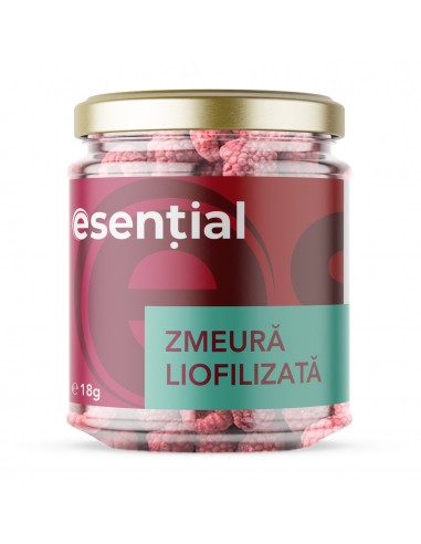 Zmeură liofilizată, intreaga, 18g...
