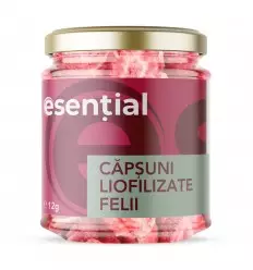 Căpșuni liofilizate felii,...