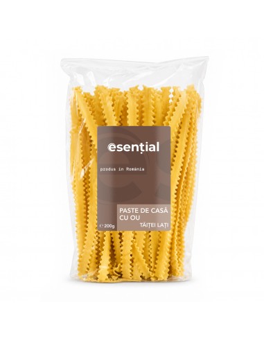 Paste de casă cu ou (tăiței lați) 200g