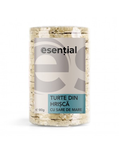 Turte din hrisca cu sare de mare, 80g...