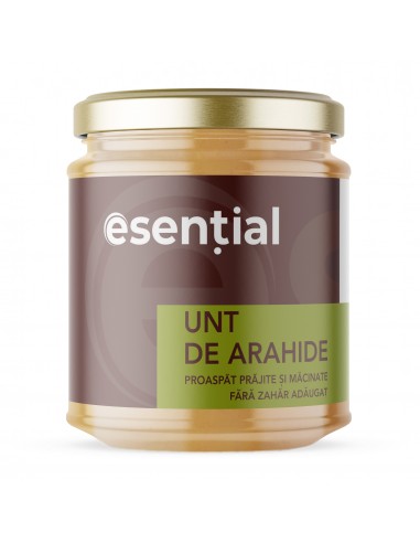Unt de arahide, 190g / 200ml Esential