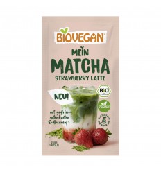 Latte bio cu matcha și...